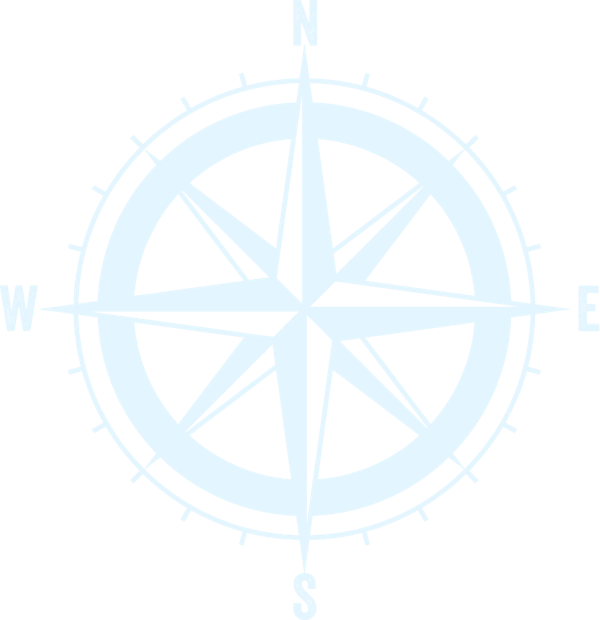 Kompass Hvit 2x