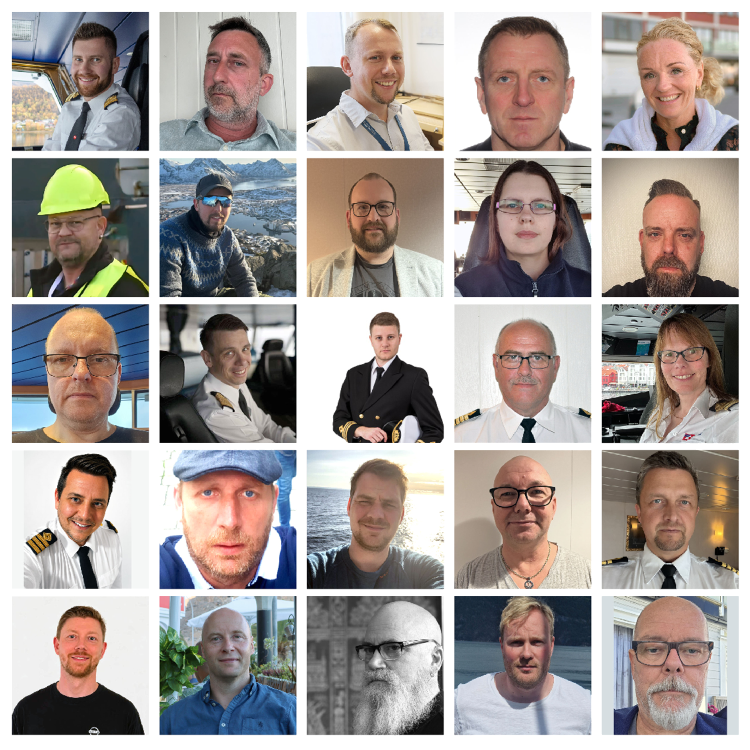 Kandidater collage kvadrat